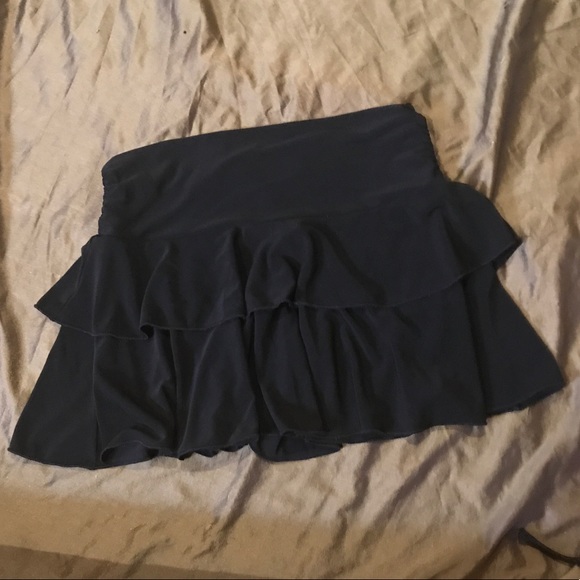 Other - Black Mini Skirt Swimsuit Coverup Size Small